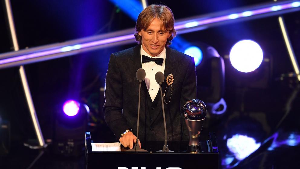 Luka Modric gana el premio «The Best» al mejor jugador del año de la FIFA