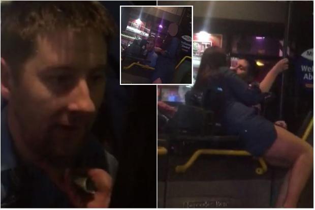 (Video) Conductor de autobús de Escocia besa y manosea a una menor de edad