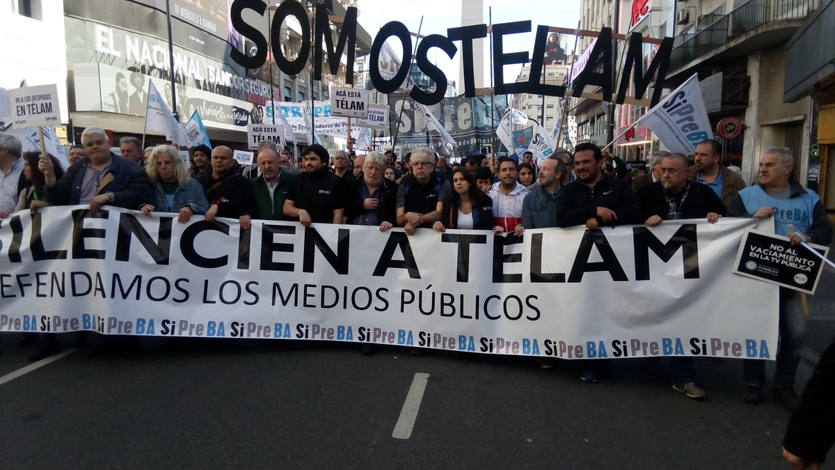 Continúa la tensión: Trabajadores de la prensa presionan al gobierno por caso Télam