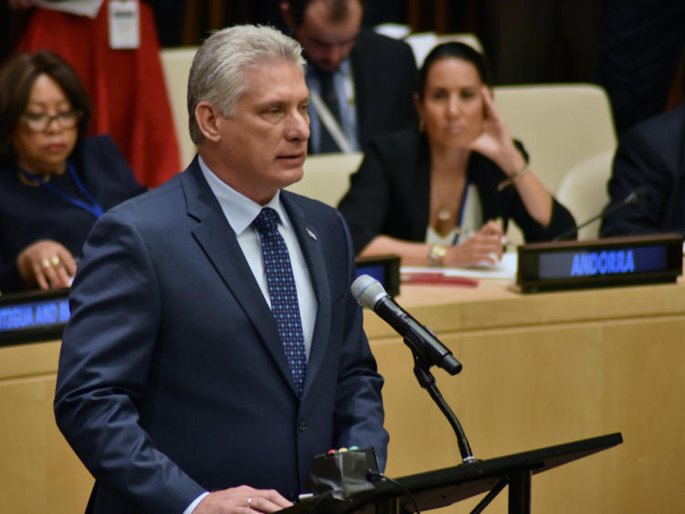 Unilateralismo, represalias y sanciones de EE. UU. plantean enormes desafíos a la ONU, aseguró presidente de Cuba