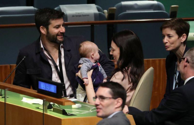 (Video) Primera Ministra de Nueva Zelanda se llevó a su bebé a la ONU