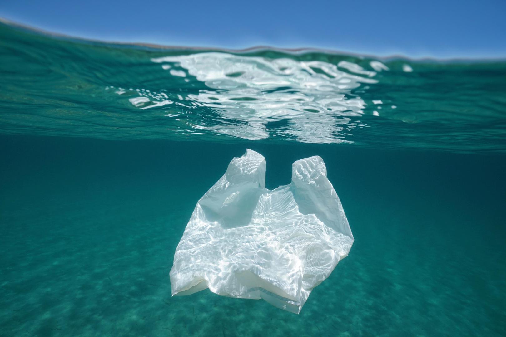 Crean bolsas plásticas que se degradan en el agua de mar