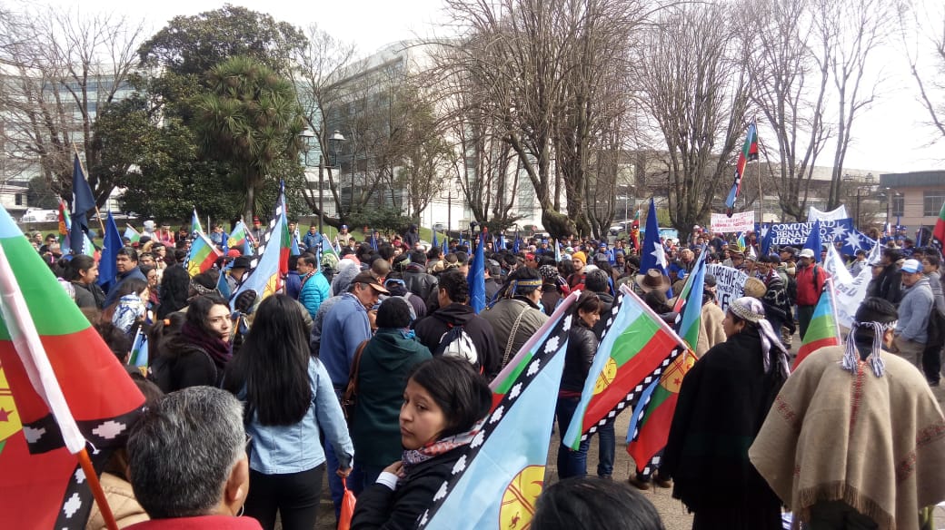Temuco: Dos mil personas en marcha de comunidades mapuche en rechazo al Plan Impulso Araucanía