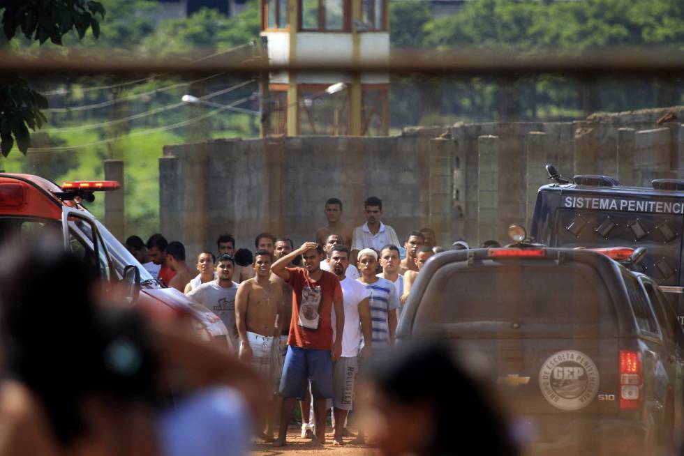 Motín en cárcel de Brasil deja siete muertos y tres heridos