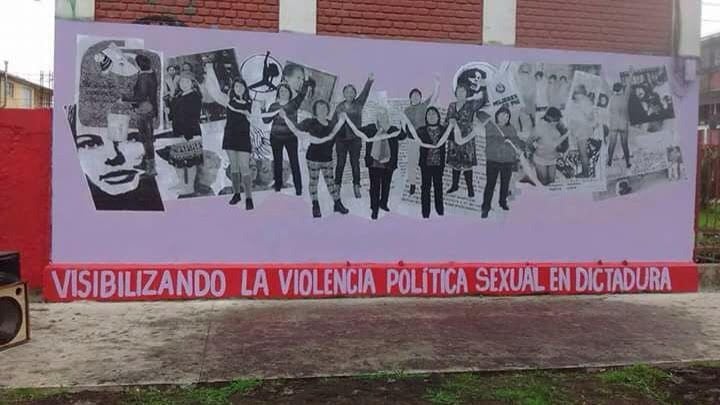 Concepción: Restauran mural de mujeres víctimas de la Dictadura que fue destruido por evangélicos locales