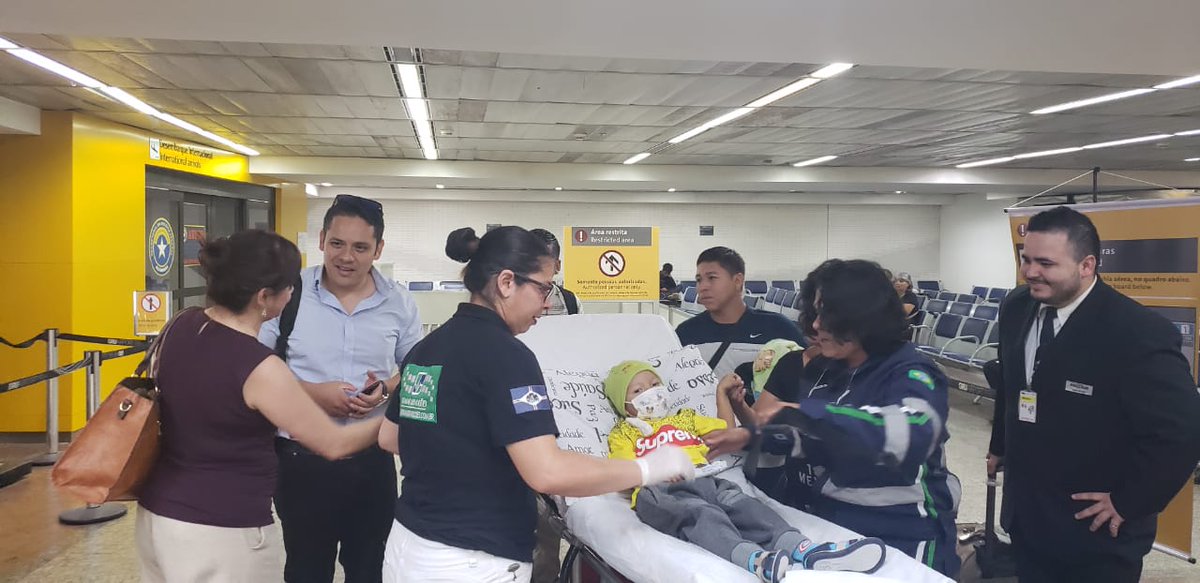 Niño boliviano sin riñones llegó a Brasil para recibir atención médica especializada