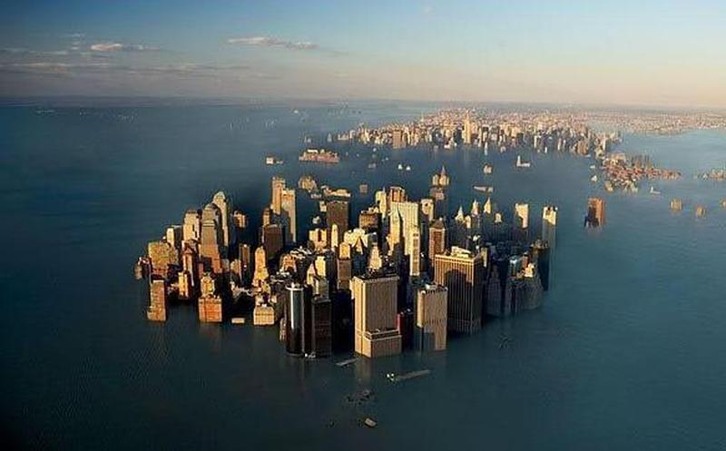 Grandes ciudades costeras se hundirán producto del calentamiento global, según informe