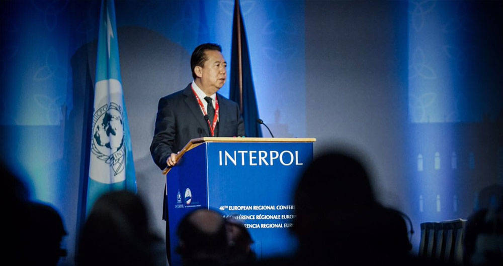 Renuncia presidente de Interpol tras su detención en China