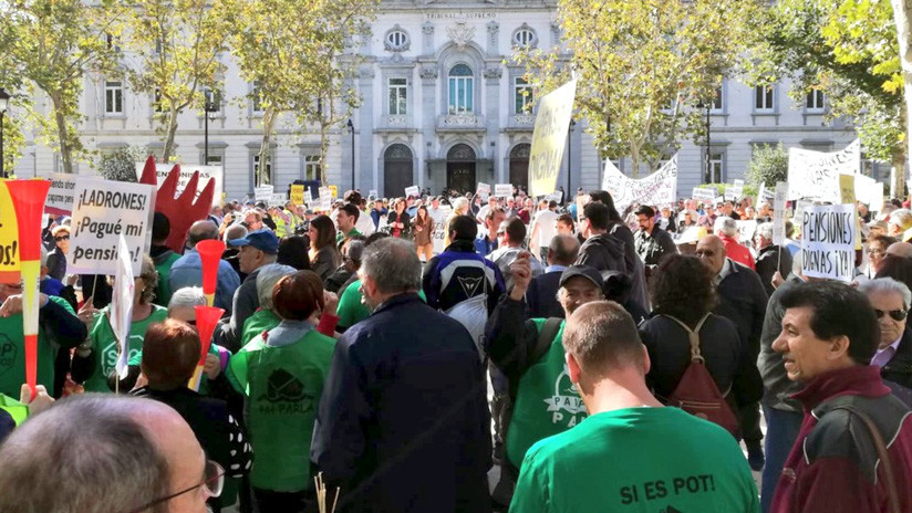 Manifestación en España: «La crisis ha servido de excusa para hacer recortes y reformas que ahora se quedan como estructurales»