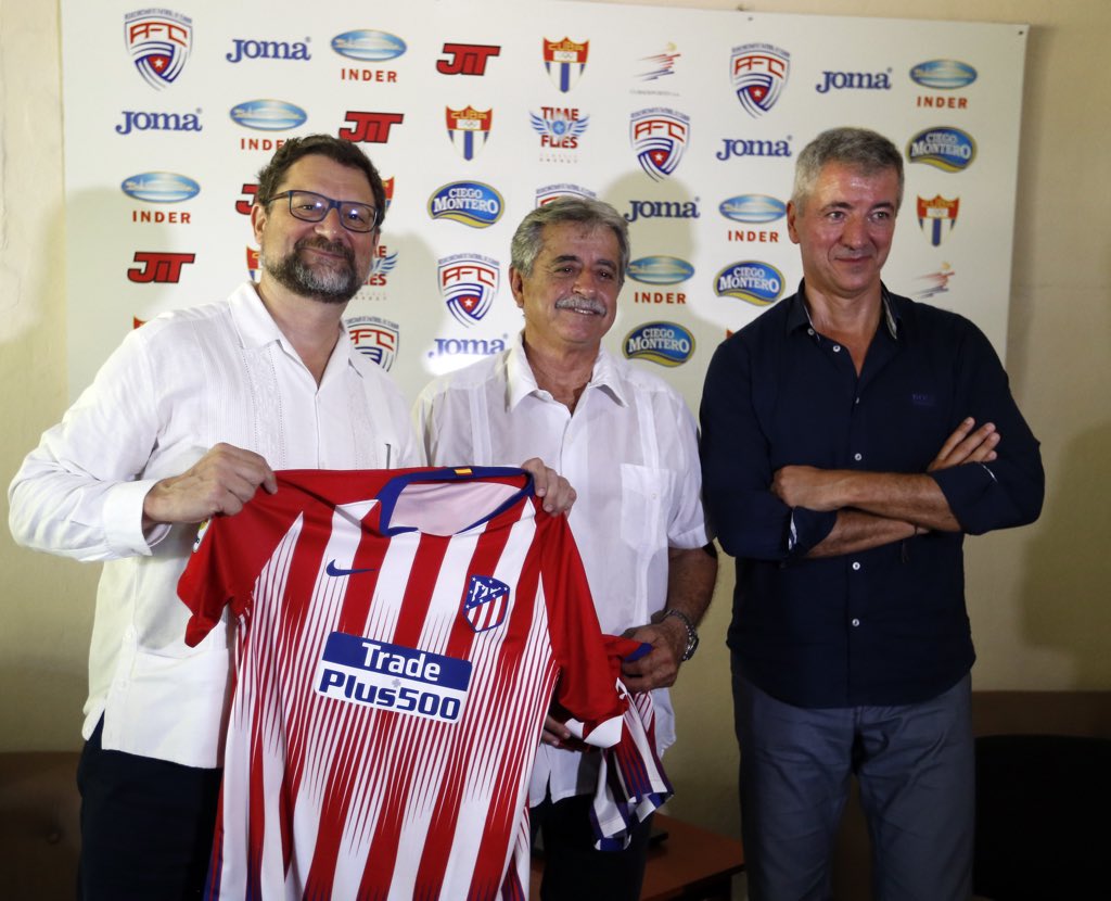 Atlético de Madrid llega a La Habana para estrechar lazos de amistad