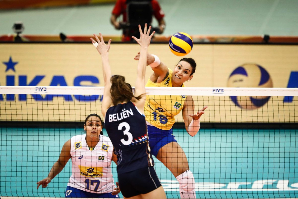 Brasil le quita el invicto a Holanda en el Mundial de Voleibol Femenino