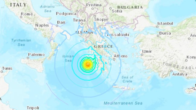 Alerta de tsunami en las costas de Grecia tras sismo de 6,8, que se sintió en 9 países