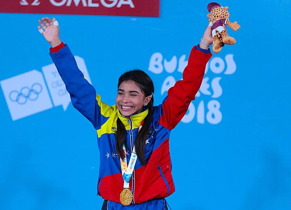 Judo y pesas dan las primeras medallas de oro para Venezuela en JJOO de la Juventud