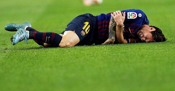 Lionel Messi se perderá seis partidos tras fractura en el codo