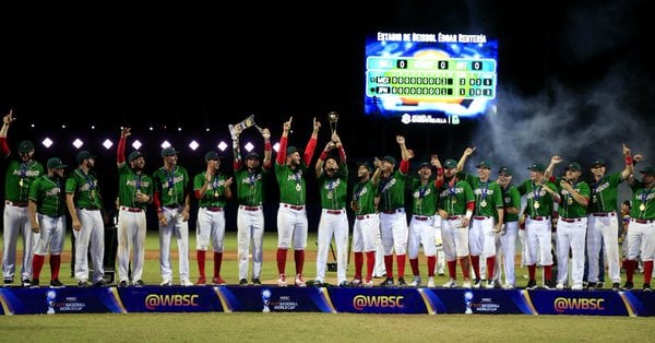 México campeón y Venezuela tercer lugar en el Mundial de béisbol sub 23