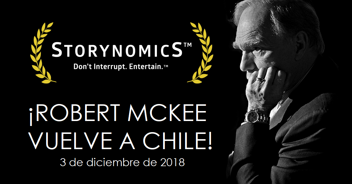 La leyenda Robert McKee vuelve a Chile con nuevo seminario “Storynomics”