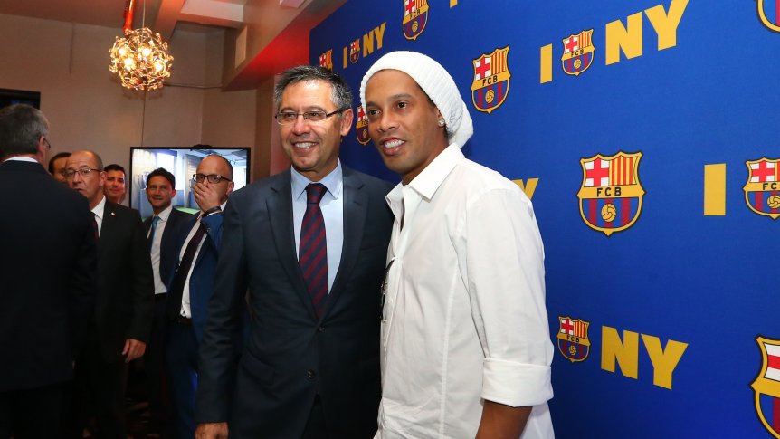 Ronaldinho y el Barcelona