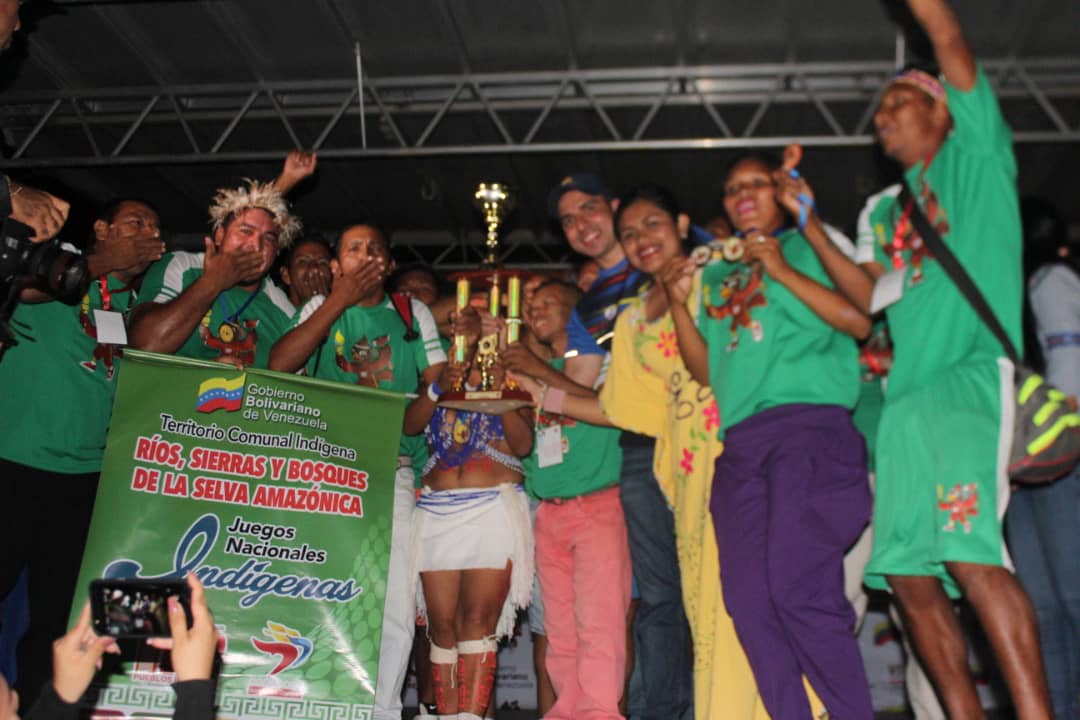 Amazonas se coronó campeón de los octavos Juegos Deportivos Indígenas de Venezuela