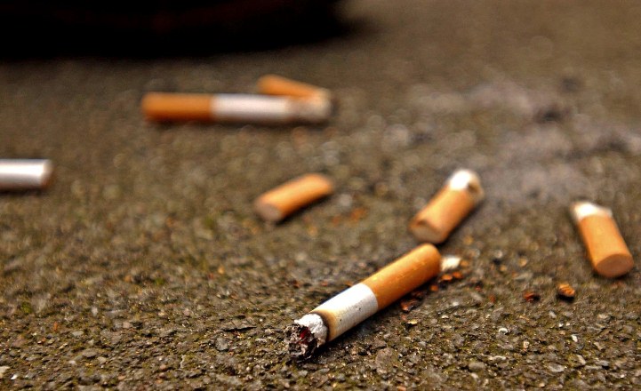 Destacan avance de proyecto que sanciona a quienes boten colillas de cigarro en la vía pública