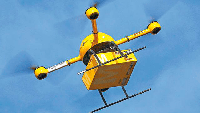 Innovación: En Europa incorporan drones al servicio de correo