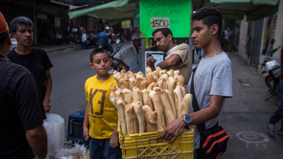 Pan artesanal de trigo llena de olores y sabores las calles de Venezuela