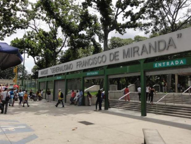 Parque Francisco de Miranda en la lista de declaratoria de patrimonios culturales para la humanidad