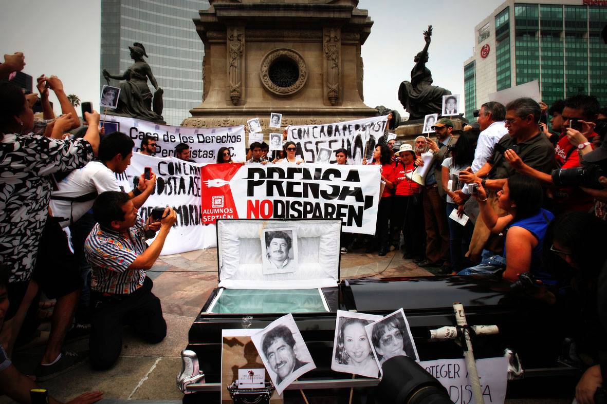 140 periodistas asesinadas en México desde el año 2000