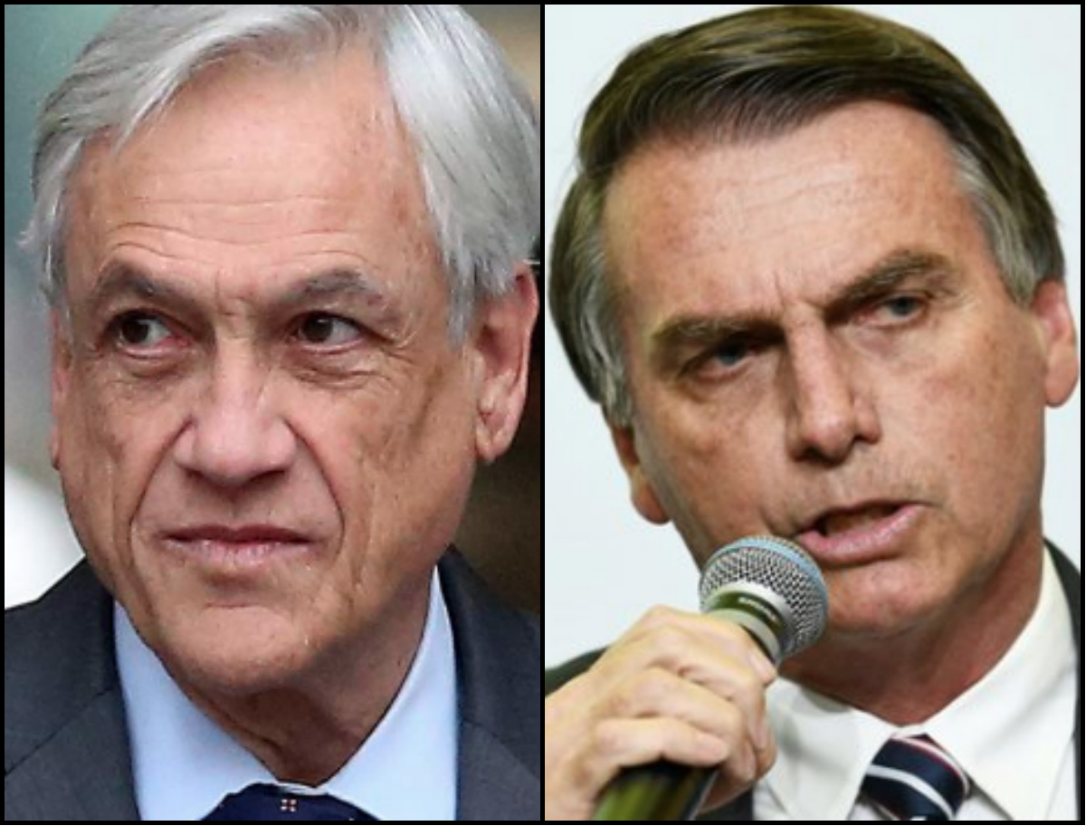 Piñera se alinea con Bolsonaro: “Su mensaje económico es el correcto para Brasil”