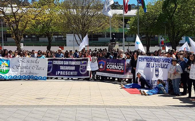 Profesores de Talcahuano evitaron reducción de puestos de trabajo tras semana de movilizaciones