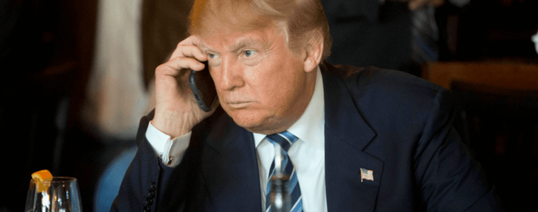espian teléfono inteligente de trump