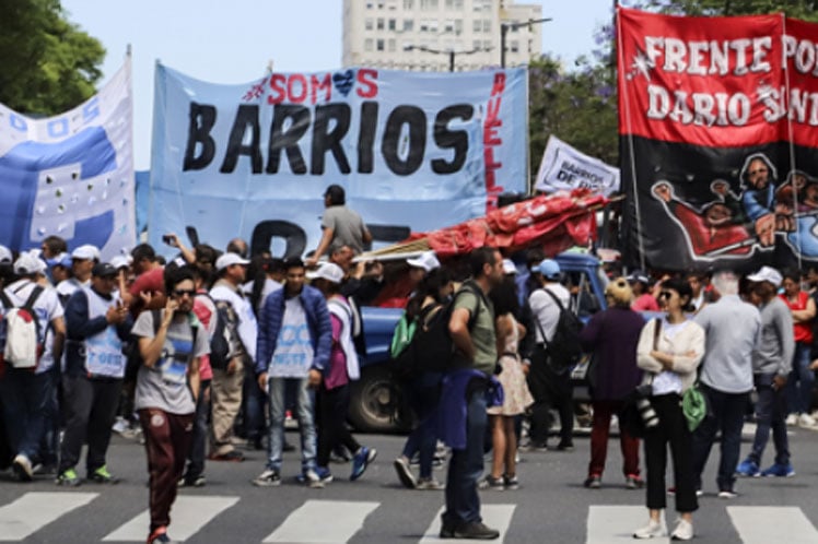 Movimientos sociales argentinos exigen se declare una emergencia alimentaria