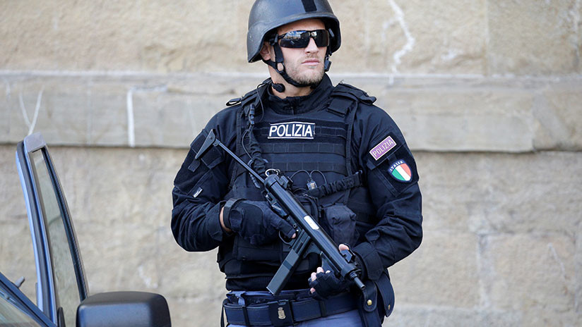 Policía italiana resolvió situación de rehenes sin el uso de armas de fuego