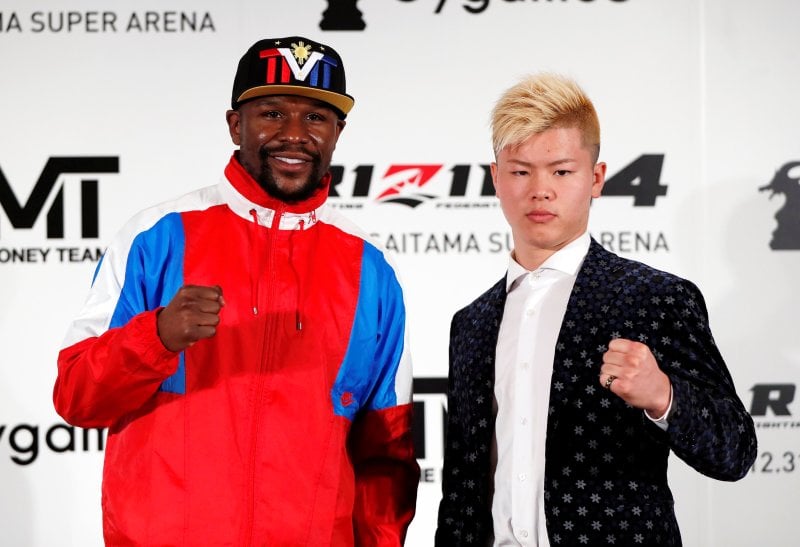 Floyd Mayweather suspende pelea con el japonés Tenshin Nasukawa