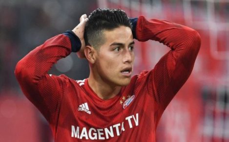 Bayern Múnich anuncia que James Rodríguez sufre lesión en su rodilla izquierda