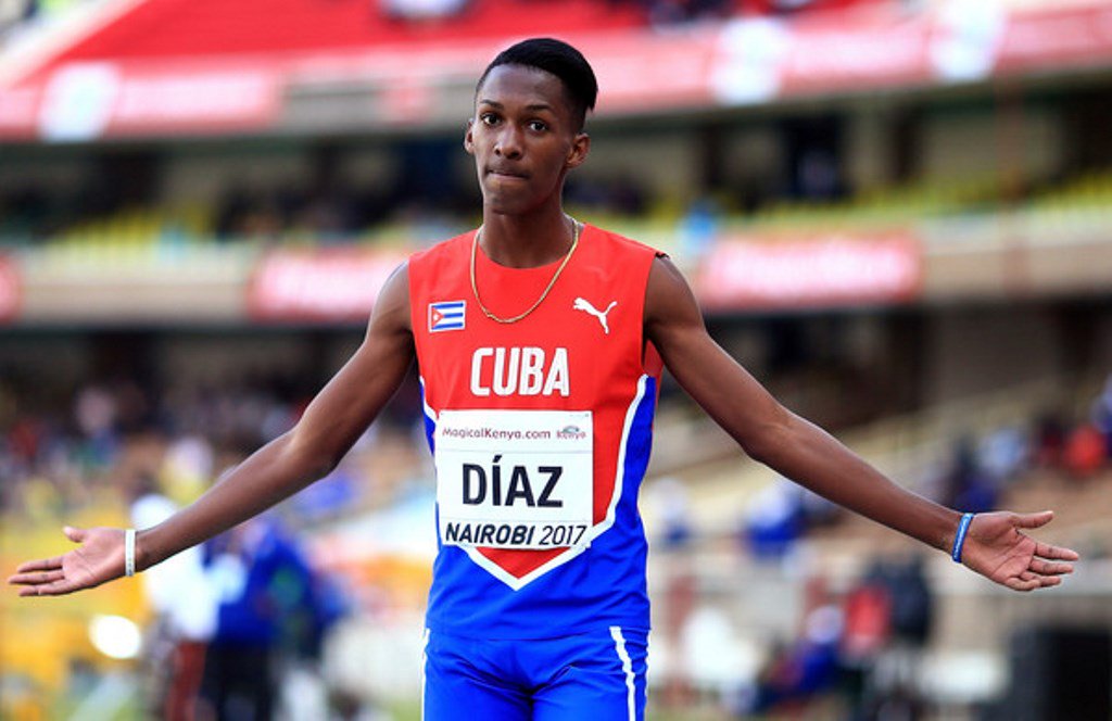 Cubano Jordan Díaz competirá por el Premio Estrella Emergente de Atletismo