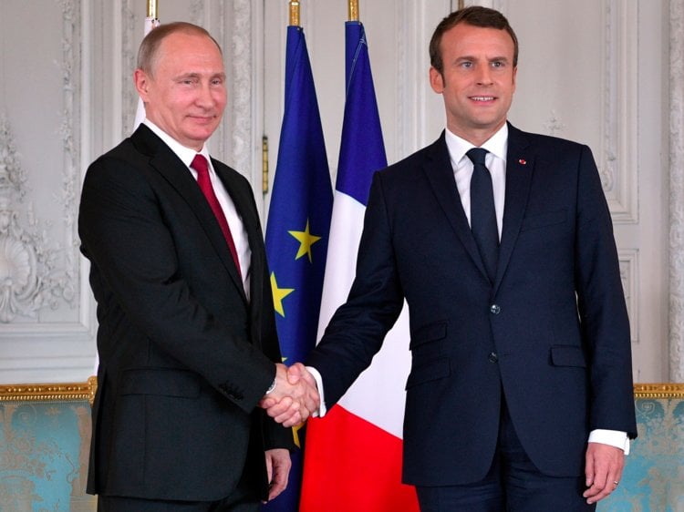 Putin y Macron se reúnen en el G20
