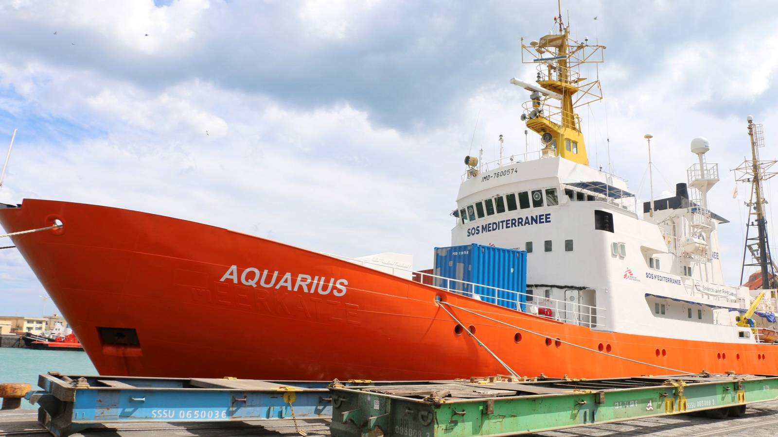 Italia inmovilizó el barco Aquarius  por presunto tratamiento ilegal de residuos