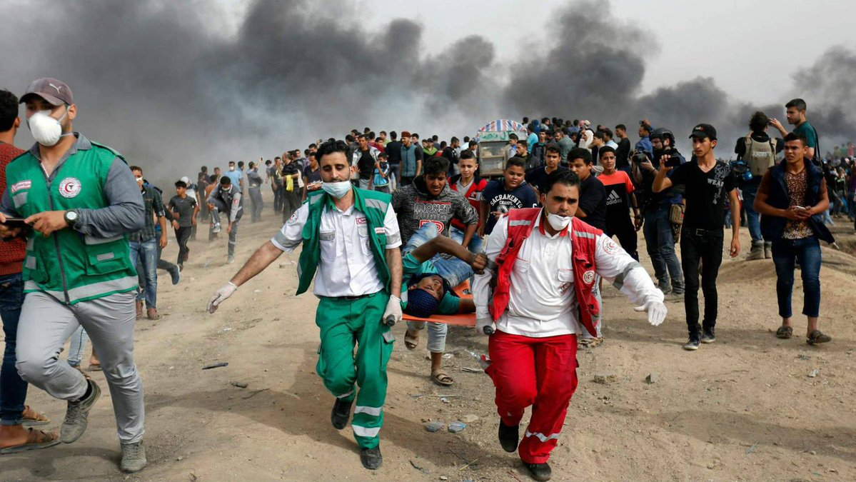 La amenaza continúa: Disparos israelíes hieren a 37 palestinos en Gaza