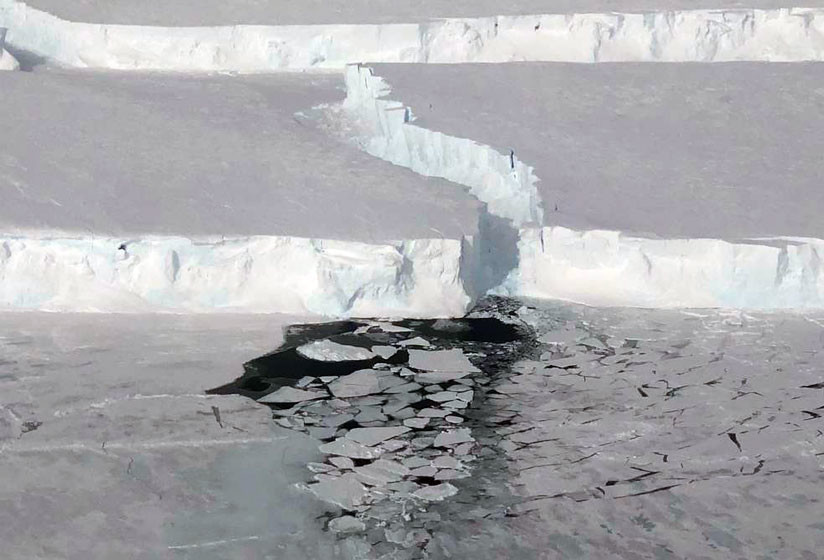 Se quiebra el iceberg más grande del mundo