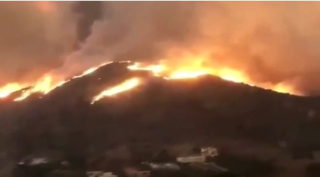 Incendio en California destruyó por completo una localidad