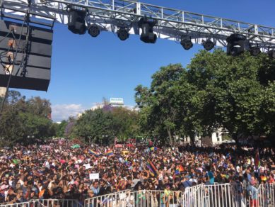 Santiago: 80 mil personas marcharon por el matrimonio igualitario y la adopción homoparental