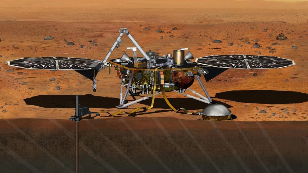 La sonda InSight aterrizó en Marte tal y como se planeó desde la NASA