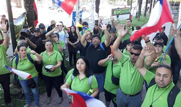 Trabajadores del Sindicato Tottus de Buin cumplieron 13 días de huelga y movilización