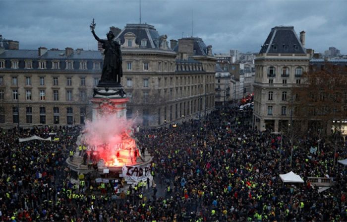 Más de 1.700 arrestos en Francia en la protesta más reciente de los chalecos amarillos