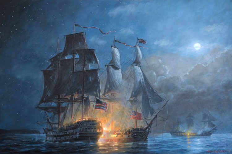 Hallan la legendaria fragata USS Bonhomme Richard hundida tras el combate en septiembre de 1779