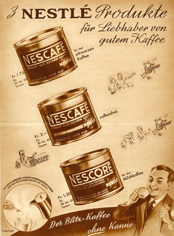 Hace 80 años se inventó el café instantáneo