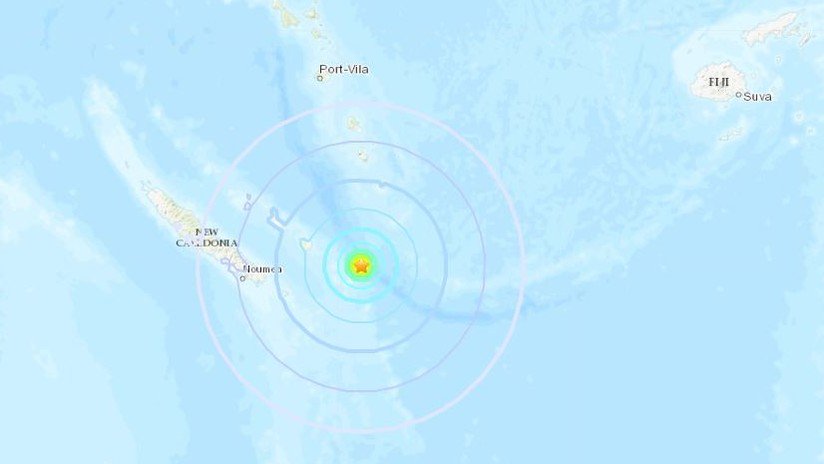 Alerta de tsunami tras potentes sismos de 7,5 y 6,6 en las costas de Nueva Caledonia