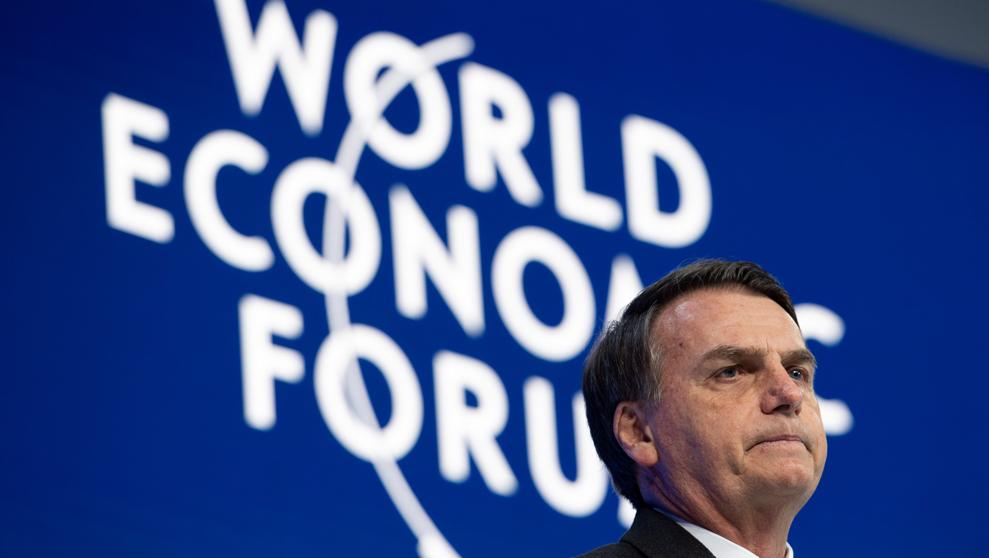 Bolsonaro arremete contra la izquierda latinoamericana en foro de Davos