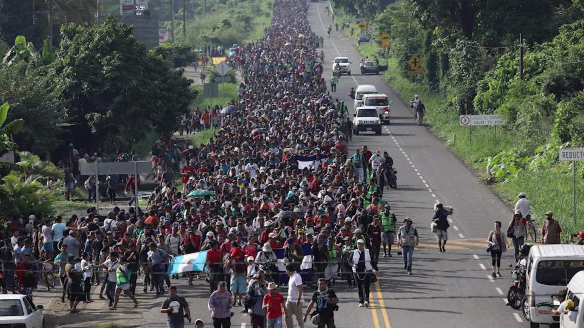 Nuevos datos de la caravana de centroamericanos que se dirige a México