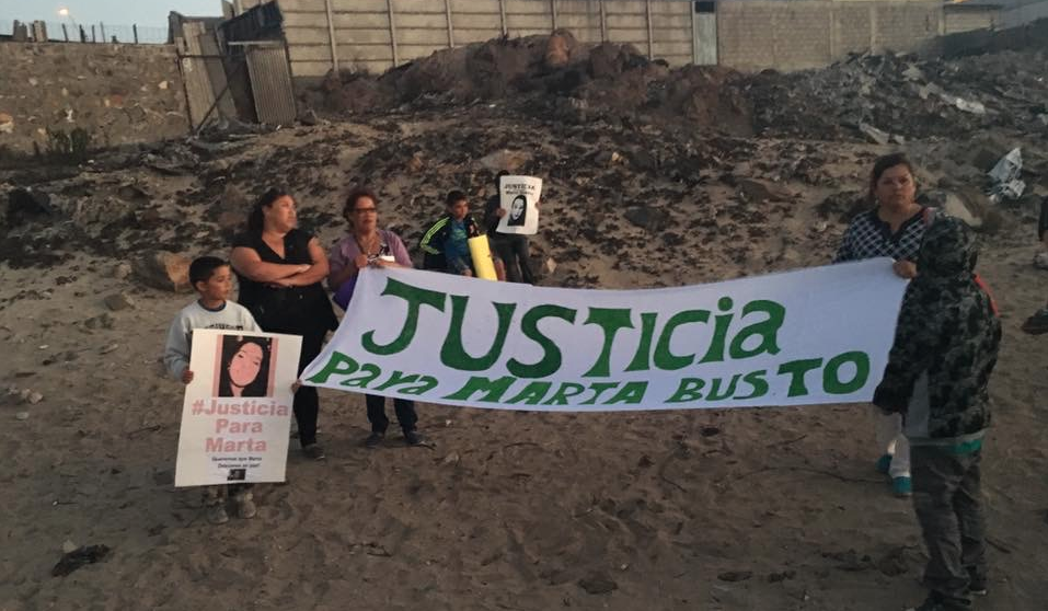 SML confirmó participación de terceros en 2017: Exigen justicia por muerte de Marta Bustos